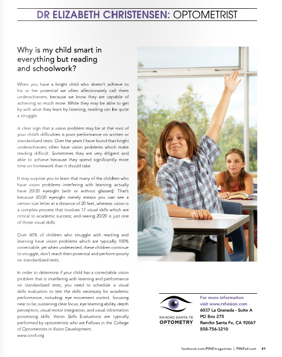 why is my everything why is my child smart in everything but school rancho santa fe optometry why is my everything why is my child smart in everything but school rancho santa fe optometry